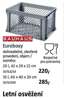 Bauhaus Euroboxy nabídka