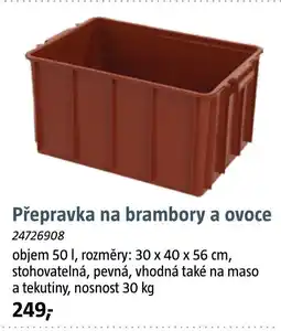 Bauhaus Přepravka na brambory a ovoce nabídka