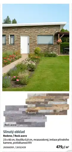 Bauhaus Slinutý obklad nabídka