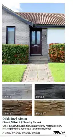 Bauhaus Obkladový kámen nabídka
