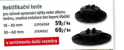 Bauhaus Rektifikační terče nabídka