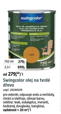 Bauhaus Swingcolor olej na tvrdé dřevo nabídka