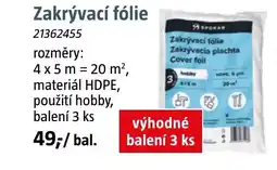 Bauhaus Zakrývací fólie nabídka