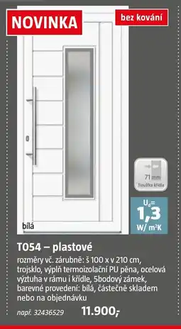 Bauhaus T054 - plastové nabídka