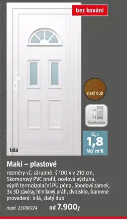 Bauhaus Maki - plastové nabídka
