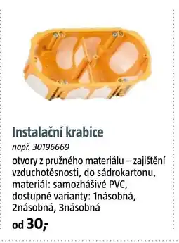 Bauhaus Instalační krabice nabídka