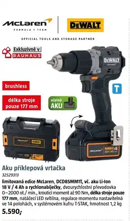 Bauhaus Aku příklepová vrtačka nabídka
