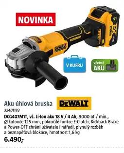 Bauhaus DEWALT Aku úhlová bruska nabídka