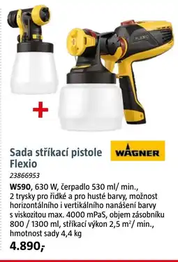 Bauhaus WAGNER Sada stříkací pistole Flexio nabídka