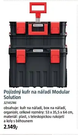 Bauhaus Pojízdný kufr na nářadí Modular Solution nabídka