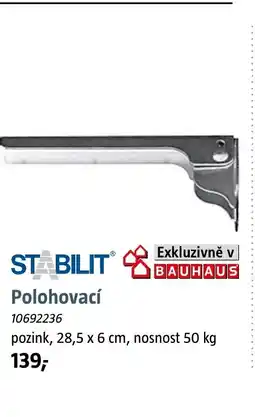 Bauhaus Polohovací nabídka