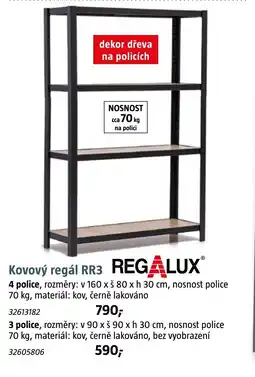 Bauhaus Kovový regál RR3 nabídka