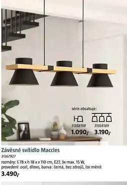 Bauhaus Závěsné svítidlo Maccles nabídka