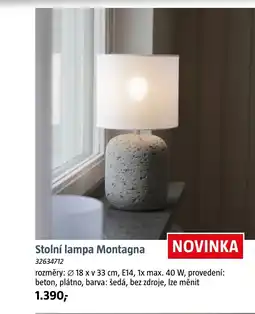 Bauhaus Stolní lampa Montagna nabídka