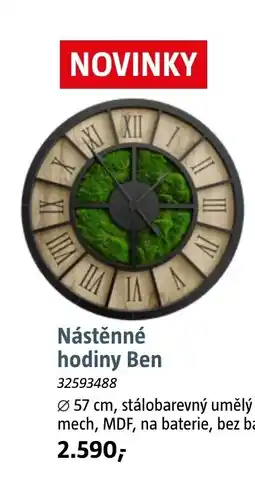 Bauhaus Nástěnné hodiny Ben nabídka