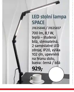 Bauhaus LED stolní lampa Space nabídka