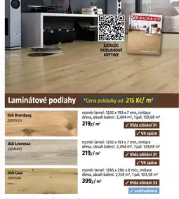 Bauhaus Laminátové podlahy nabídka