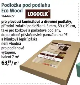 Bauhaus Podložka pod podlahu Eco Wood nabídka