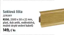 Bauhaus Soklová lišta nabídka