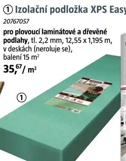 Bauhaus Izolační podložka XPS Easy nabídka