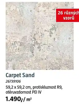 Bauhaus Carpet Sand nabídka