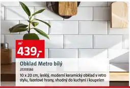 Bauhaus Obklad Metro bílý nabídka