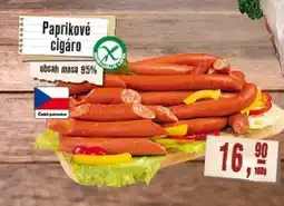 Maso Třebovle Paprikové cigáro nabídka