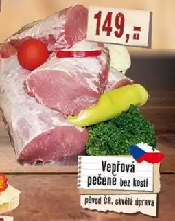 Maso Třebovle Vepřová pečeně bez kostí nabídka