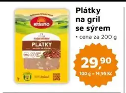 Můjobchod Plátky na gril se sýrem nabídka
