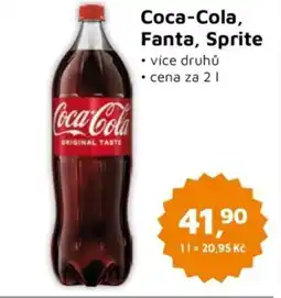 Můjobchod Coca-Cola, Fanta, Sprite nabídka