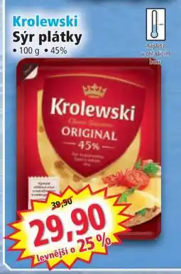 Norma Krolewski Sýr plátky nabídka
