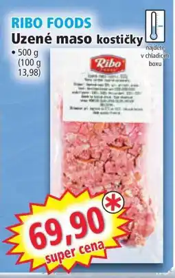 Norma RIBO FOODS Uzené maso kostičky nabídka