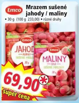 Norma Emco Mrazem sušené jahody / maliny nabídka