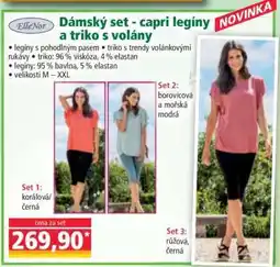 Norma Dámský set - capri legíny a triko s volány nabídka