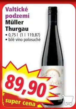 Norma VALTICKÉ PODZEMÍ Müller Thurgau nabídka