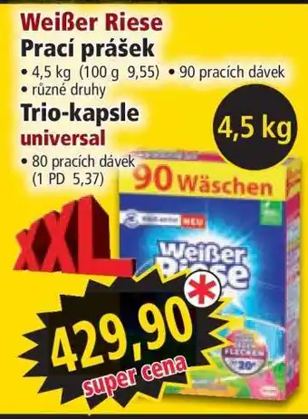 Norma Weißer Riese Prací prášek nabídka