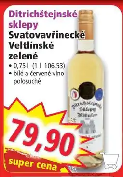 Norma Svatovavřinecké Veltlínské zelené nabídka
