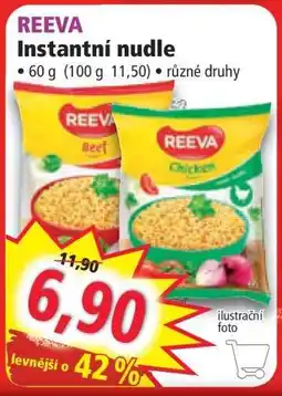 Norma REEVA Instantní nudle nabídka