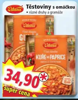 Norma Těstoviny s omáčkou nabídka