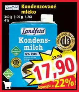 Norma Landfein Kondenzované mléko nabídka