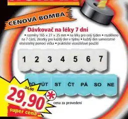 Norma Dávkovač na léky 7 dní nabídka