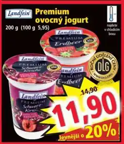 Norma Landfein Premium ovocný jogurt nabídka