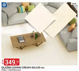 Baumax Dlažba hawai cream nabídka