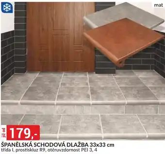 Baumax Španělská schodová dlažba nabídka
