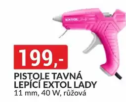Baumax Pistole tavná lepící extol lady nabídka