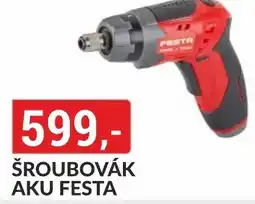 Baumax Šroubovák aku festa nabídka