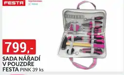 Baumax Sada nářadí v pouzdře festa pink nabídka