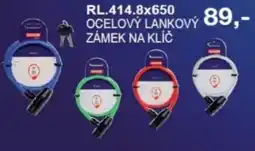 Baumax Ocelový lankový zámek na klíč nabídka
