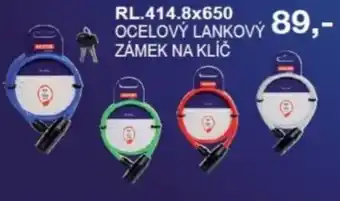 Baumax Ocelový lankový zámek na klíč nabídka