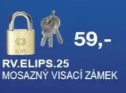 Baumax RV.ELIPS.25 Mosazný visací zámek nabídka